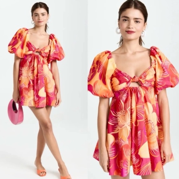 FARM Rio Dresses & Skirts - Farm Rio Summer Garden Ombre Mini Dress